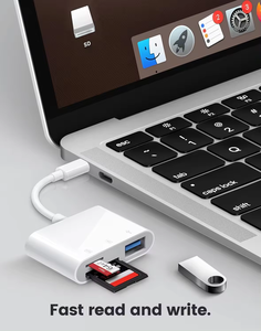 <strong>USB</strong> C to SD <strong>Card</strong> Reader,<strong>USB</strong> C to SD TF Memory <strong>Card</strong> Reader Adapter Compatible with Type-c Port - Product Image 5