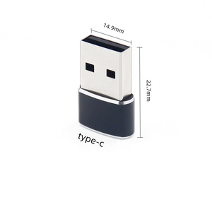 Wholesales <strong>USB</strong> a <strong>to</strong> C Female <strong>USB</strong> 2.0 Type a Male Charging 480Mbps Data Transfer OTG Convertor Converter Adatpers - Product Image 2