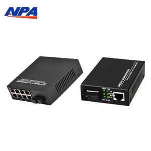 Ethernet Media Converterシングルモード光ファイバトランシーバRJ45 QoS 1ファイバ1電気モデル - Product Image 1