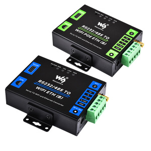 Server seriale di grado industriale RS232/485 a WiFi ed Ethernet, Gateway Modbus, Gateway MQTT, custodia in metallo - Product Image 1