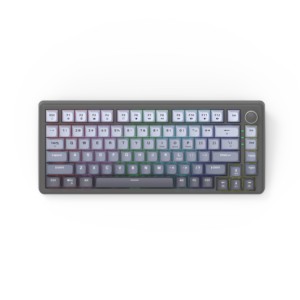 Teclado mecánico para juegos con cable de dos colores luminosos de 75% colores mezclados personalizable para teclado de junta - Product Image 4