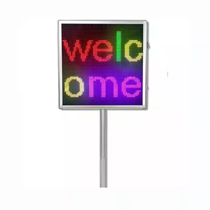 Aplicación programable LED signo USB recargable publicidad pantalla LED Ticker portátil de mano LED cartel tablero - Product Image 2