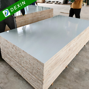 แผ่นบอร์ดเมลามีนหนา17มม. 18มม. สำหรับทำตู้ลายหินอ่อนสีขาวมันวาว - Product Image 1