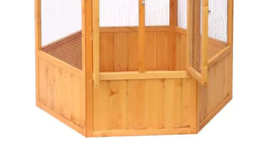 XBF001 açık ahşap kuş evi su geçirmez üst ve resimler ile Modern tarzı ladin ahşap - Product Image 4