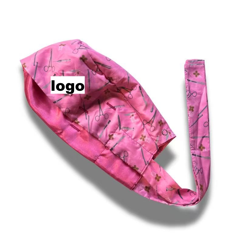 NOUVEAU !Bonnet chirurgical médical - Tout en rose