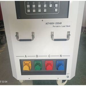 Banco de carga de generador de CA resistivo de 400V/415V, probador de 200kw para pruebas de rendimiento del generador con salida de aire Vertical - Product Image 5