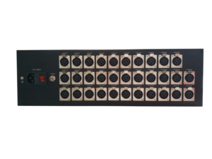 32 Channel Balanced XLR Audio to Fiber Optical Converter Extender for Digital Audio Broadcast System - Product Image 2