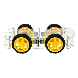 Smart Kit da Auto 4WD di Smart Robot Car Chassis Kit con Speed Encoder e Contenitore di Batteria per ardu Kit Fai Da Te - Product Image 2