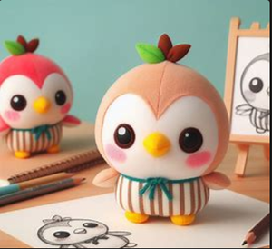 Custom Stuffed Plush Toy Custom <strong>Dodo</strong> Bird Doll Keychain Plush Pillow with Company logo Embroidered. - Product Image 4