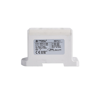 Terminal de conector de Montaje en carril Din personalizado, bloque de terminales Al Cu de 3 polos y 6 orificios para gabinete - Product Image 5