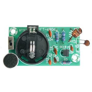 Electronic DIY <strong>Kit</strong> <strong>FM</strong> Transmitter Module Frequency Modulation Wireless Microphone Board Parts <strong>Kits</strong> Simple Production Suite - Product Image 2
