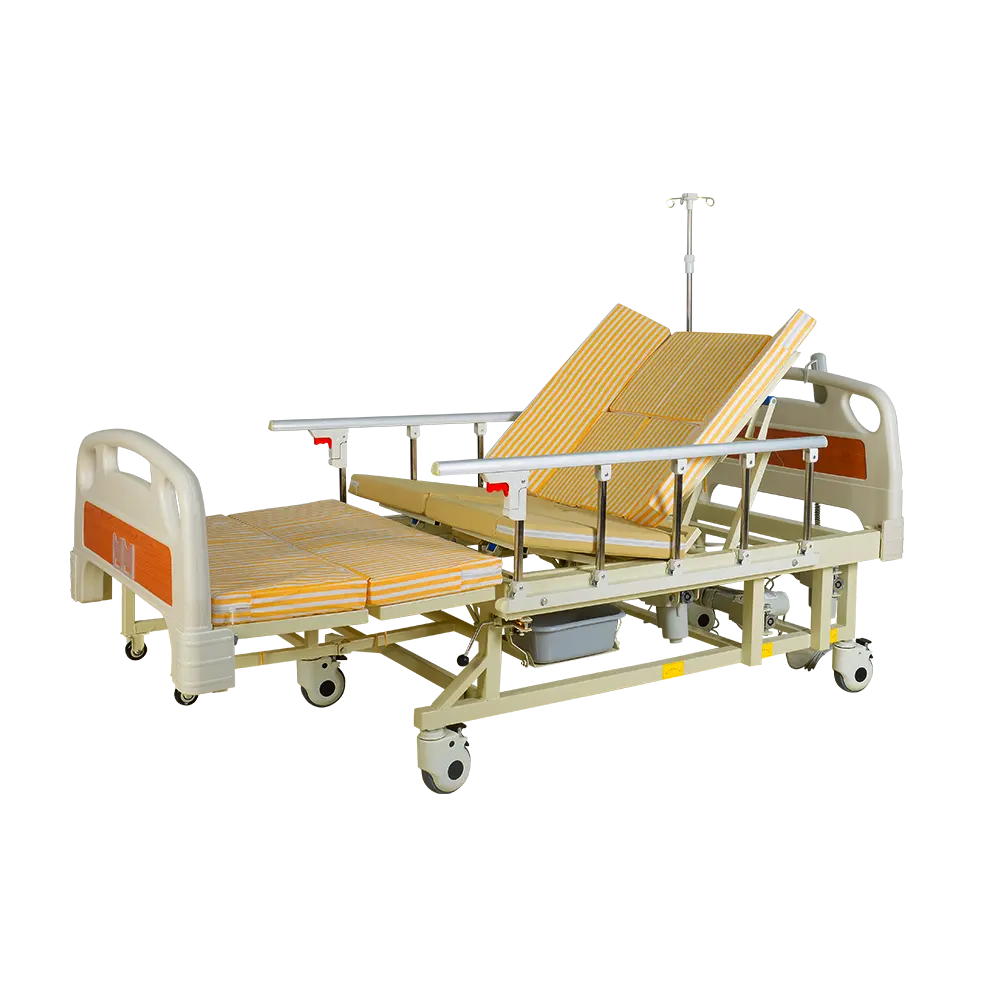 DH04 hôpital de soins infirmiers en acier patient lit médical hôpital soins à domicile lit de soins infirmiers avec toilette