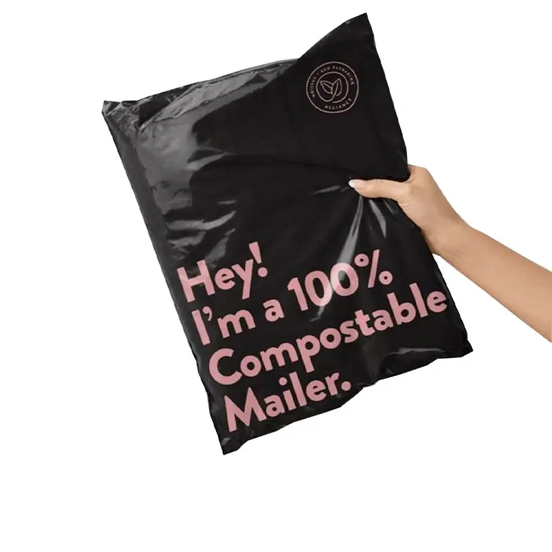 Bolsa de mensajería personalizada, bolsa de plástico transparente para correo con logotipo, envío exprés, PP, muestra gratis