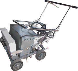 Hand Push Zebra Crossing Road Signs &amp; Thermoplastic Pavement Marking Machine for Road &amp; Traffic Safety <strong>Implications</strong> - Product Image 1