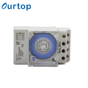SUL181h 230V Zeit schalter 24 Stunden Mechanisch programmier bares Din-Schienen programm DIN-Module Zeit schalter mit Batterie - Product Image 3