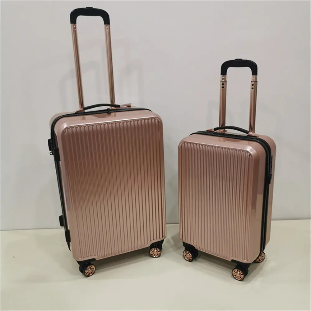 Yüksek kaliteli yeni dikey şerit fermuar haddeleme arabası bavul vspink valiz valiz seyahat çantası bagajı maletas de viaje