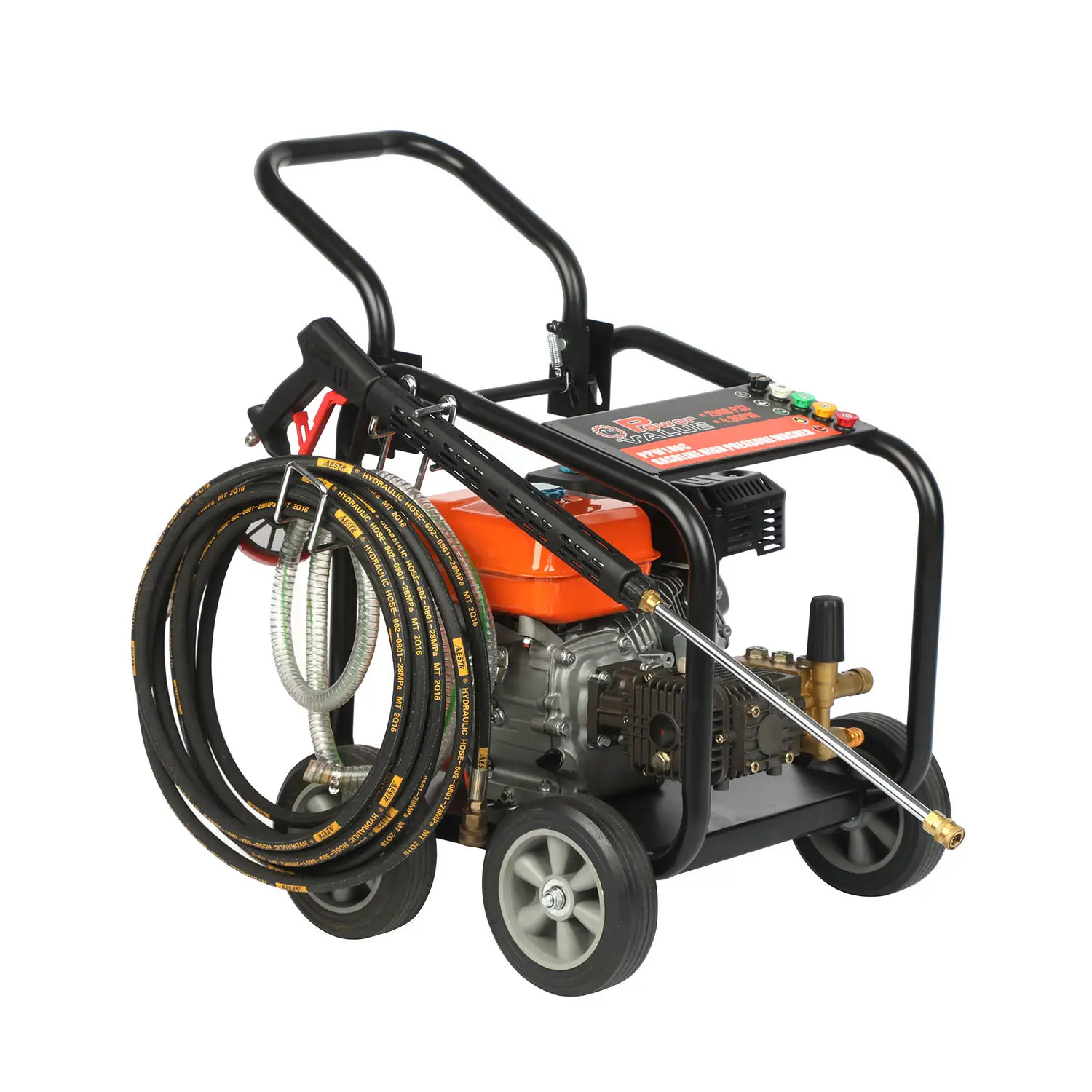 Power Value 220v electric high pressure washer 200bar, portable car washing machine for sale