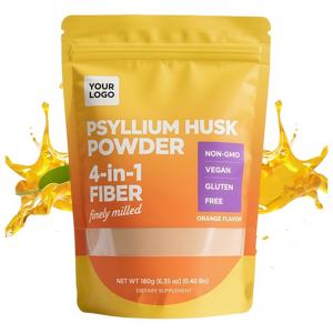 Özel etiket tamamen özelleştirilebilir takviyesi kabuğu 95% 98% 99% organik tohum özü Fiber psyhealth kabuğu tozu sağlık için - Product Image 1