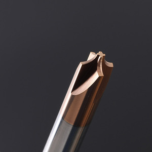Sert alaşımlı çelik için 4 kenarlı yivli dairesel ark açısı NC aracı için 55 derece tungsten iç R freze kesicisi - Product Image 3