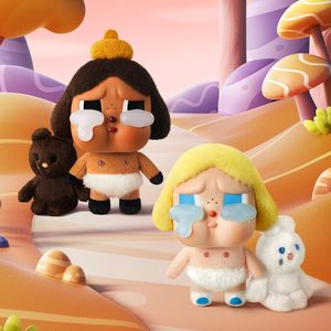 本物の人気のCry Cry Againビニールフェイスぬいぐるみかわいいブラインドボックスペンダントギフトリーガルマーケットミステリーボックス