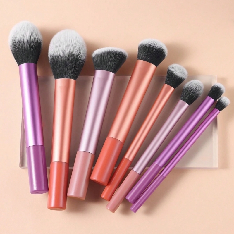 8pcs Multicolor brushes