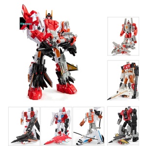 6 in 1 superion-s HZX dönüşüm oyuncaklar yükseltme sürümü Action Figure KO G1 Robot uçak IDW modeli çocuk çocuklar hiçbir kutu - Product Image 5