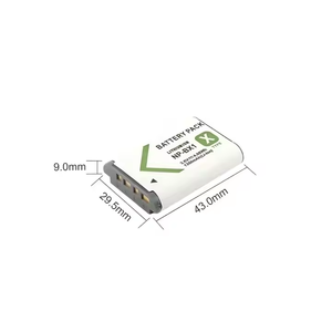 แบตเตอรี่ลิเธียมไอออน NPBX1แบตเตอรี่ดิจิตอลแบบชาร์จไฟได้ NP-BX1สำหรับ AS100V HDR-AS20โซนี่ AS30V PJ410กล้อง CX405 - Product Image 3