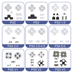 PS3游戏手柄导电硅橡胶垫按钮触摸设置操纵杆维修零件的更换PS2 - Product Image 5