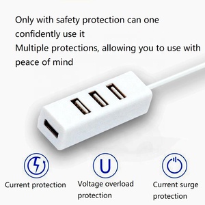 <strong>USB</strong> Docking Station 2.0 Extender 1 Drag 4 Port <strong>USB</strong> Hub Multifunctional <strong>Computer</strong> Splitter <strong>USB</strong> Extension for Laptop and PC Compute - Product Image 3