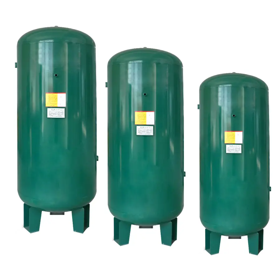 Equipamentos industriais comprimidos, personalizados de fábrica, 300l, 600l, 1000l, alta qualidade, atacado, receptor de ar, tanque de ar comprimido, tanque de amortecedor