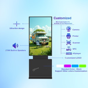 360SPB IFSR49A Stehender drehbarer Bildschirm LCD-Werbe kiosk Rotierendes vertikales interaktives Display - Product Image 2