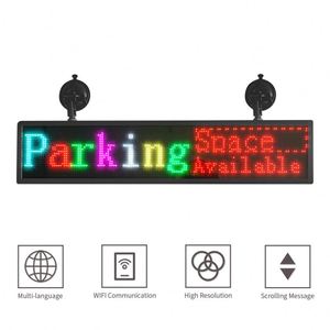 Leuchten Sie den laufenden Text LED-Auto anzeige bildschirm Digital Bus Destination Board RGB WiFi Moving Message Werbung LED Signage Board - Product Image 6