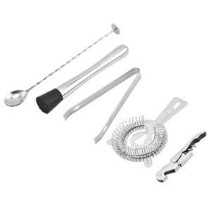 Margarita mikser içecek kaşık Muddler çift Jigger 15ML 30ML Bar araçları şarap açacağı buz Tong süzgeç - Product Image 2