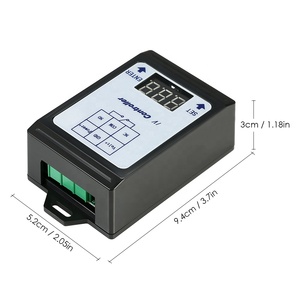 DC 6-80V 30A 12V 24V 36V 48V Módulo de controlador de interruptor de relé Detección de voltaje Monitor de descarga de carga Controlador de interruptor de relé