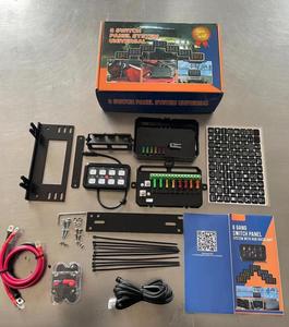 12V Auto Electrical Universal <strong>Circuit</strong> Starter Relay Systems Control Box <strong>Flasher</strong> Unit Dimmable On/Off 8 Gang Switch Panel for New - Product Image 2
