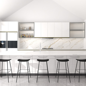 <strong>3D</strong> Effect <strong>Rendering</strong> <strong>Design</strong> Cabinets Island with Storage Custom Modern <strong>Design</strong> Lacquer Home Kitchen Cabinet - Product Image 5