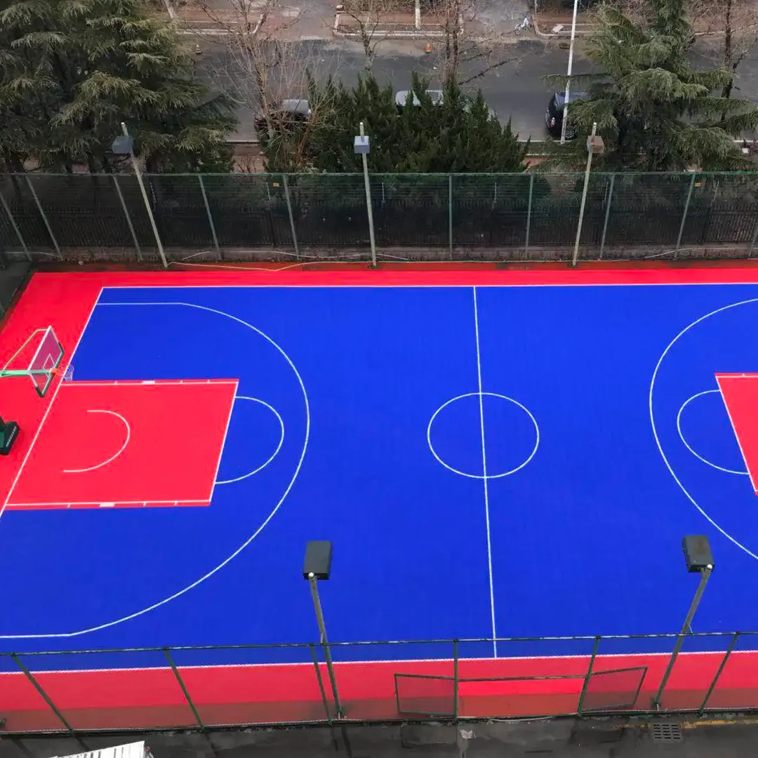Meistverkaufte wasserdichte ineinandergreifende Garagenfliesen 100% neuer PP-Kunststoff-Garage-Boden für Basketball-Boden