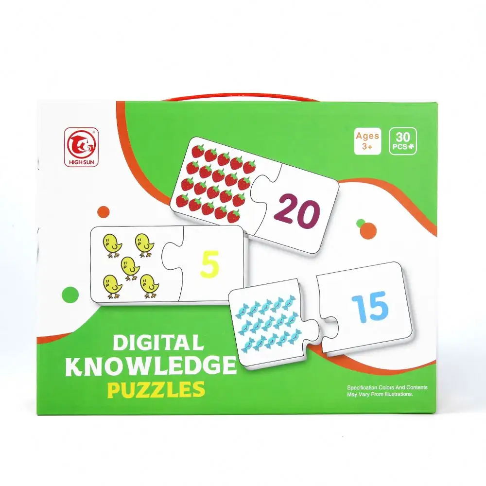 Rompecabezas digital de números para niños pequeños, juego a juego personalizado
