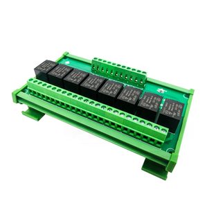 Modulo di controllo relè a 8 canali di isolamento accoppiatore ottico di alto livello 5V/12V/24V microcontrollore PLC scheda di amplificazione ICs prodotto - Product Image 2
