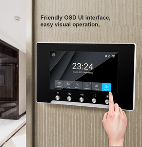 Ryan Biometric Video Door Entry <strong>Intercom</strong> <strong>System</strong> Smart WIFI Video Door Phone TUYA Mobile APP Talk Home Automation Smart <strong>Security</strong> - Product Image 3