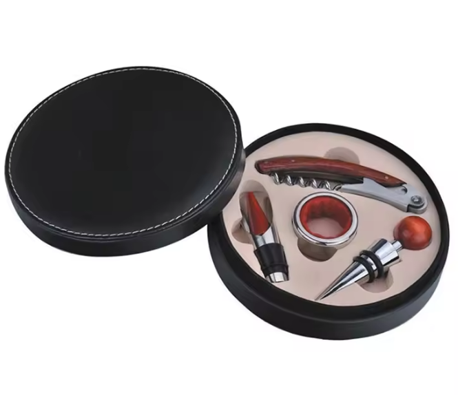 Coffret en cuir noir pack 2