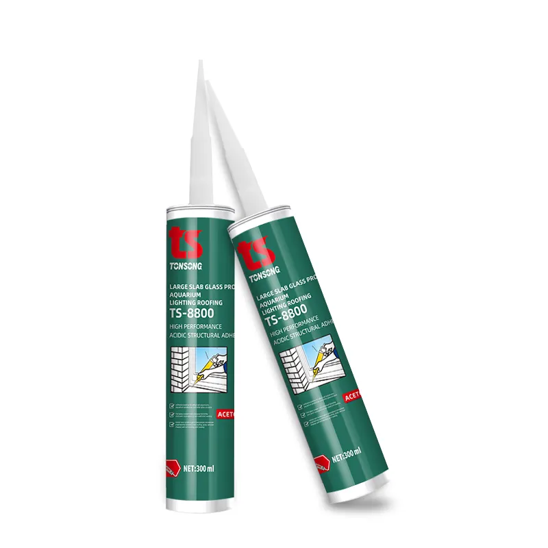 Rtv Silicone sealant dính acetic cấu trúc thủy tinh dính hồ cá và bể cá Silicone sealant