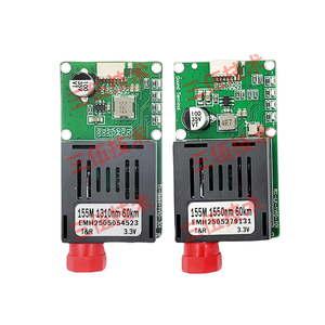 Personalización compatible 60km Drone TTL a módulo transceptor de fibra óptica TX1310nm/RX1550nm FC/AV/VCC/GND interfaz - Product Image 1