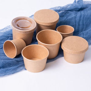 Custom Biodegradable Paper <strong>Cup</strong> Small Printer Disposable 1 <strong>oz</strong> 2 <strong>oz</strong> <strong>3</strong> <strong>oz</strong> Small Paper Sauce Dip <strong>Cup</strong> with Lid - Product Image 1