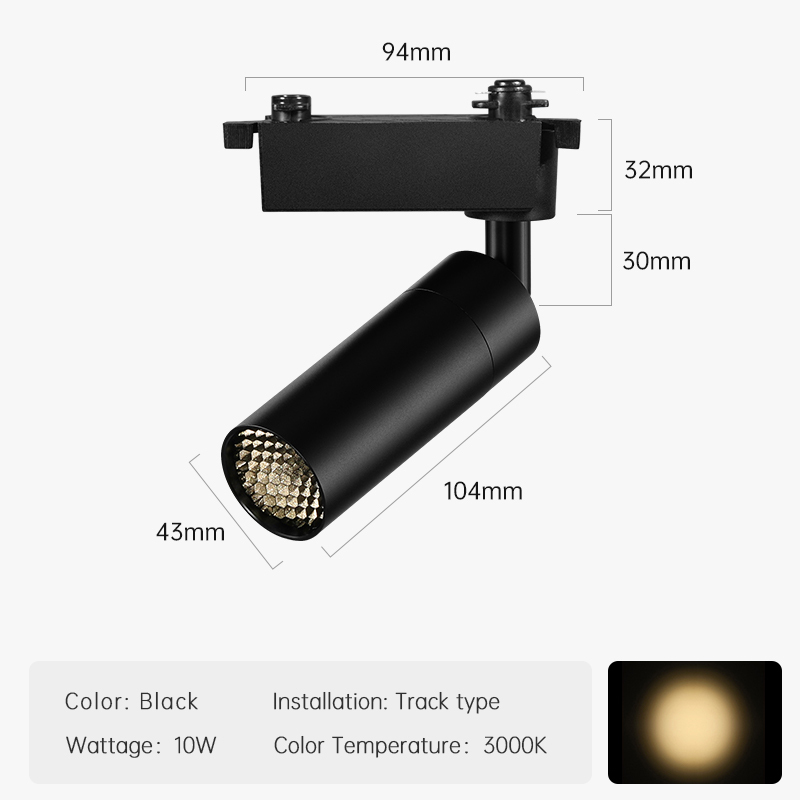 3000K-10W-BLACK-TRACK
