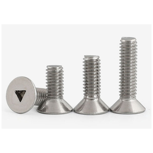 Paslanmaz çelik INOX süper dubleks SAFEEEE 2205 2507 A286 904L SUS SS havşa CSK üçgen düz kafa makinesi vida - Product Image 2