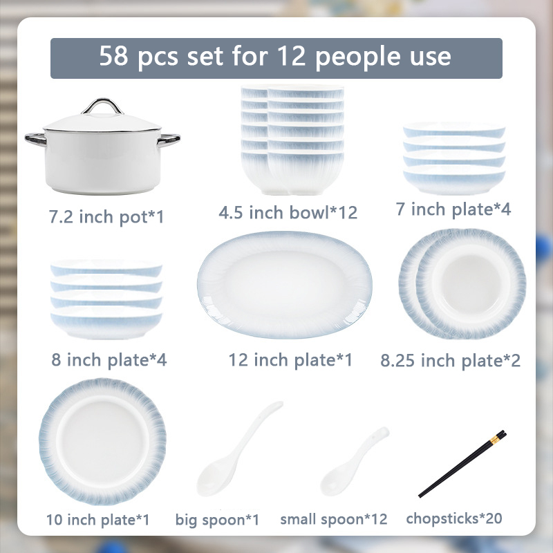 white-58 pcs