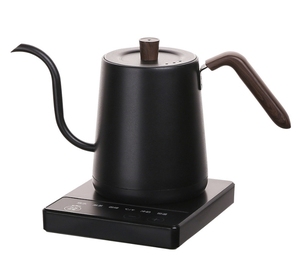 0.9L 304 Stainless Steel Black <strong>Digital</strong> Smart Pour Over Coffee Tea 360 Degree Rotational Base Electric Goose Neck Kettle - Product Image 5
