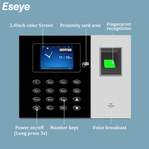 Eseye-3802 высококачественные записывающие устройства для часов 2,4 дюймов TFT дисплей с отпечатком пальца - Product Image 6