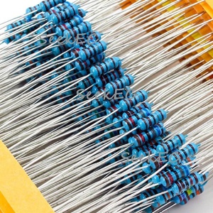 Resistencia de película de Metal Warna, 100 ohm, 100k, 10k, 5k, precio de resistencia 1/4W, código de Color - Product Image 4
